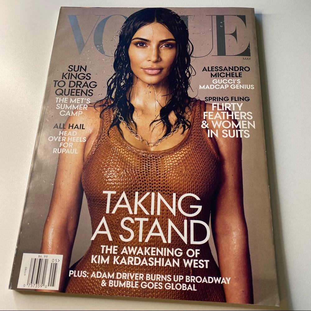 KIM KARDASHIAN VOGUE MAY 2019 MAGAZINE